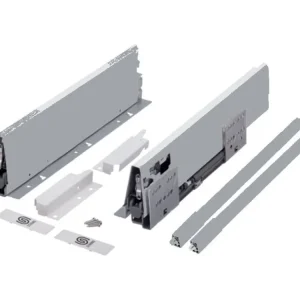 Značkový výsuv StrongBox 450/140mm, titan, hranatý reling