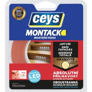 Nakupujte Hned Ceys Montack montážní páska pro led kabely, 18 mm × 10 m