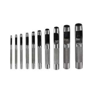 Děrovač 9ks 2,5-10mm na kůži Značkový
