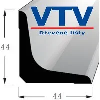Nejlepší Cena Lišta dřevěná RVU 4444 SM 2,4m