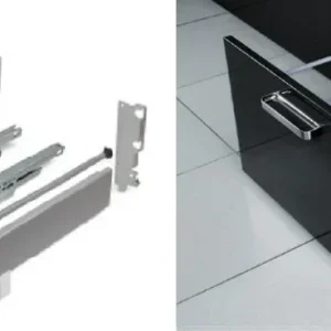 Značkový Modern box C 224/450Cmm + reling vysoký šedý
