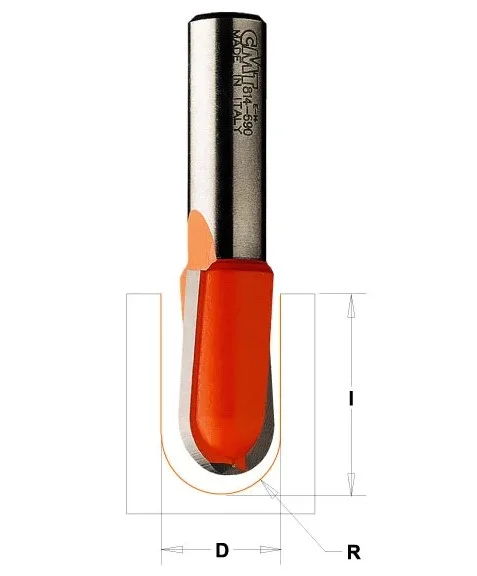 Kup Teď C91412711 C914 Čelní vypouklá fréza – R6,35 D12,7x9,5 S=8 HW