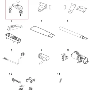 041ASWG-0442 odblokovací mechanismus s klíčem Dokud Zásoby Vydrží