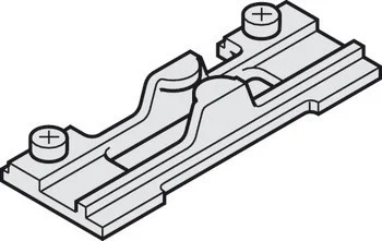 Značkový Vložený doraz, Pro montáž do vodicí kolejnice, 33 x 90 mm (Š x D)