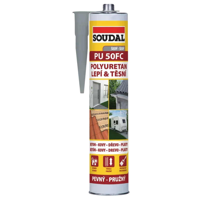 Aktuální Soudal PU 50FC šedý 300ml