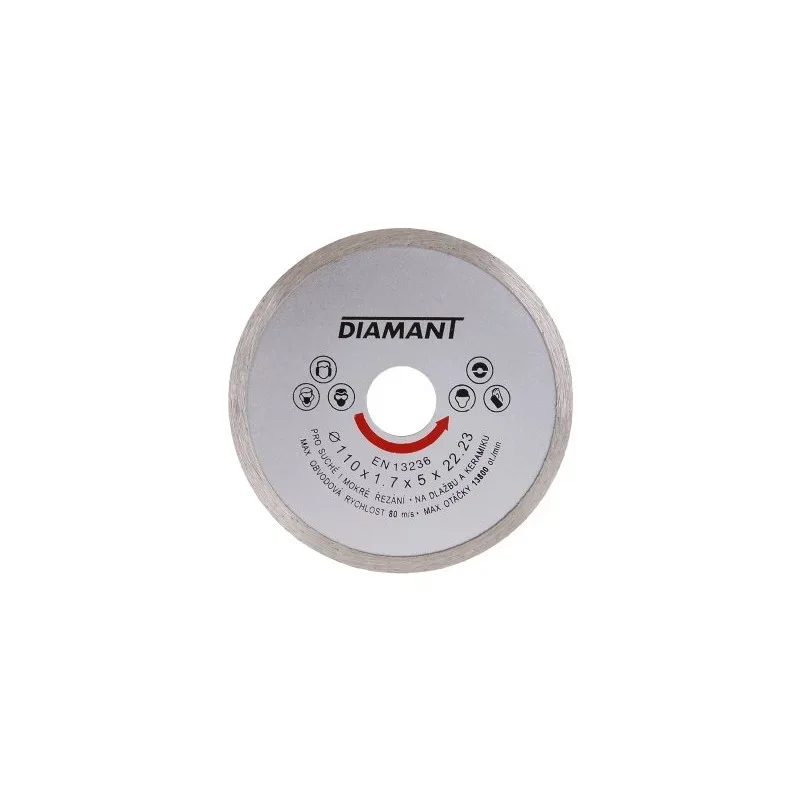 Akce Kotouč diamantový DIAMANT 110x1.7x22.2mm plný