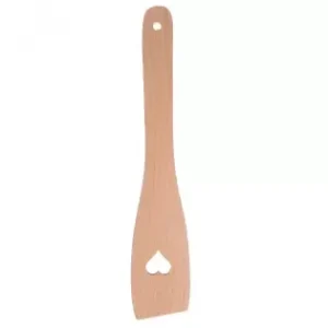 Značkový Obracečka dřevo rovná 30 cm SRDCE