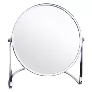 Zrcadlo pochrom. kov pr. 17 cm stojánek Duo Značkový