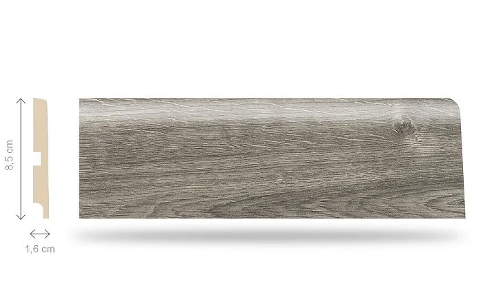 Značkový Soklová lišta Swiss Krono P85 - Dub Iris D4590