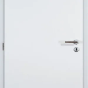 Akce Interiérové dveře Doornite plné - bílý lak BIANKA, levé "60", zámek pro BB, voština