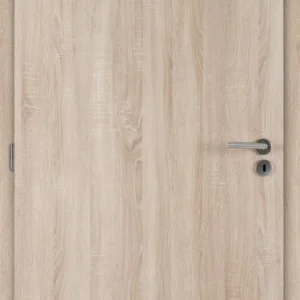 Akce Interiérové dveře Doornite plné - fólie dub sonoma, levé "90", zámek pro BB, voština