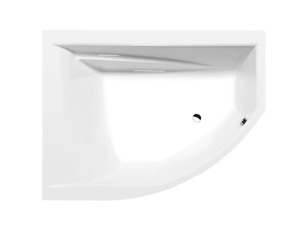 Akce Polysan TANDEM L asymetrická vana 170x130x50cm, bílá 96611
