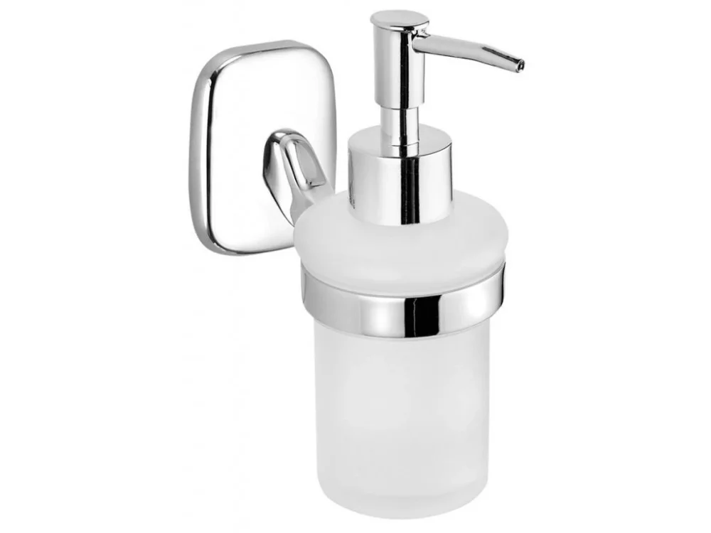 Akce Aqualine RUMBA dávkovač mýdla 160ml, mléčné sklo, chrom RB119