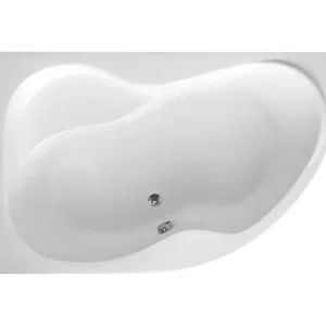 Akce Aqualine CIDLINA 150 vana 150x105x45cm, levá, bílá G3618