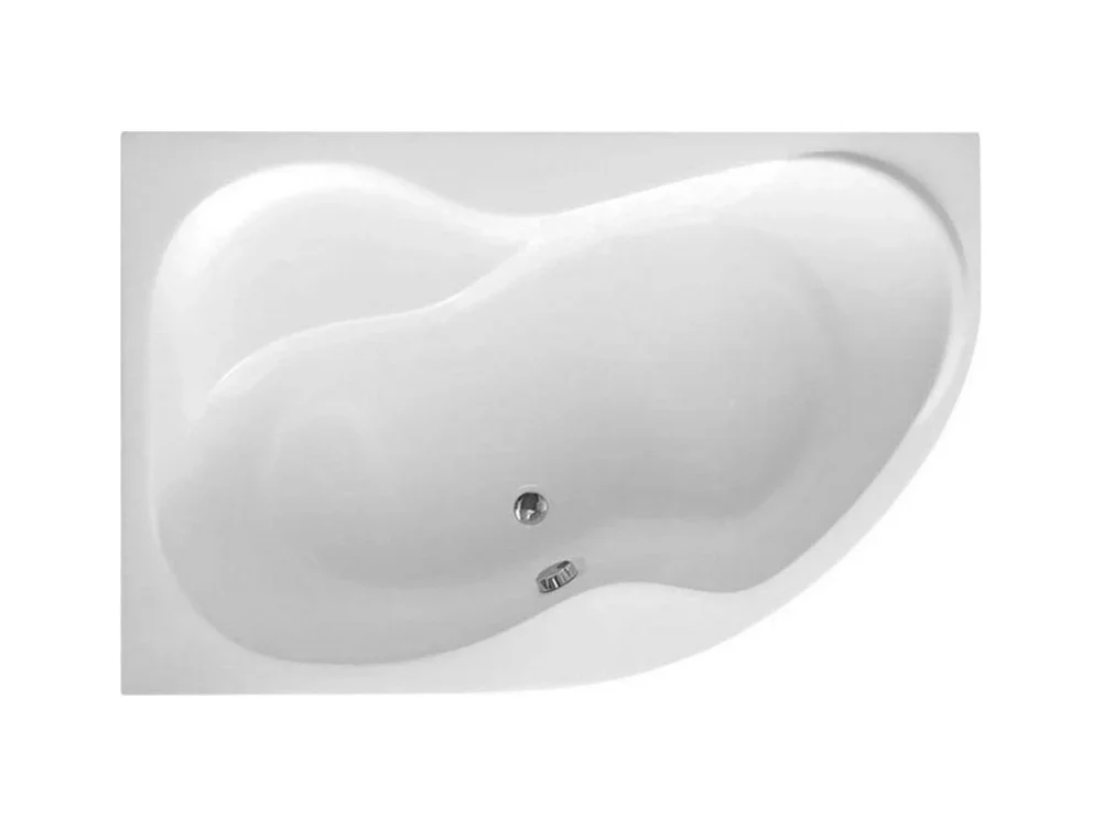 Akce Aqualine CIDLINA 150 vana 150x105x45cm, levá, bílá G3618