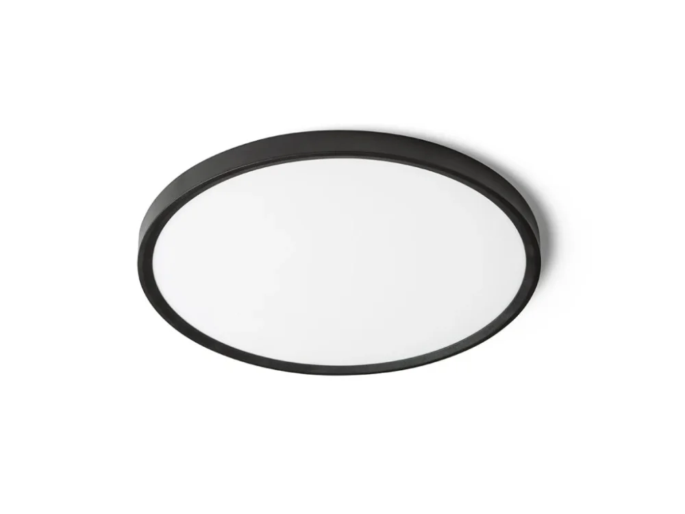 Časově Omezené RENDL LANA 40 přisazená černá plast 230V LED 32W 3000K 4000K 6000K R14306