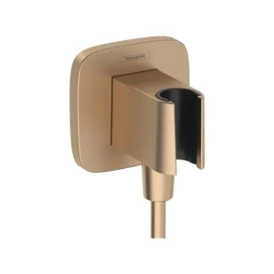 Akce Hansgrohe Podomítkový vývod Hansgrohe FixFit Q se zpětným ventilem kartáčovaný bronz 26887140