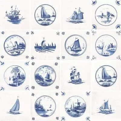 Sezónní Sleva Retro dlažba Bestile Pamesa Arezzo Marinero 22,5x22,5 MIX (skladem)