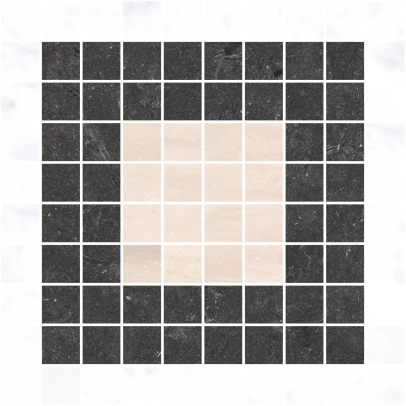 Mozaika jako mramor 41zero42 Italic Carrara Mosaic MIX A 30x30 Pouze Dnes
