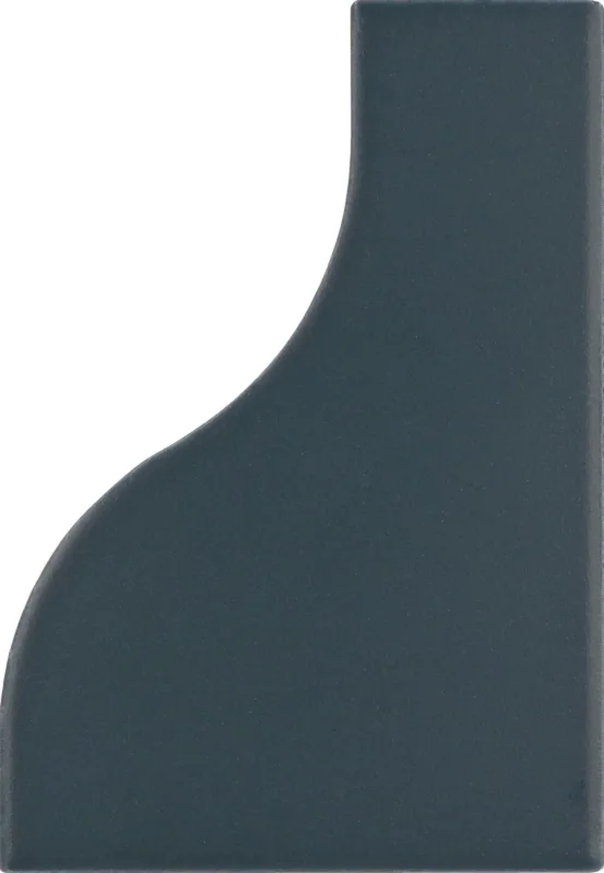 Dokud Zásoby Vydrží Retro dekor Equipe Curve Ink Blue Matt 8,3x12 - modrá